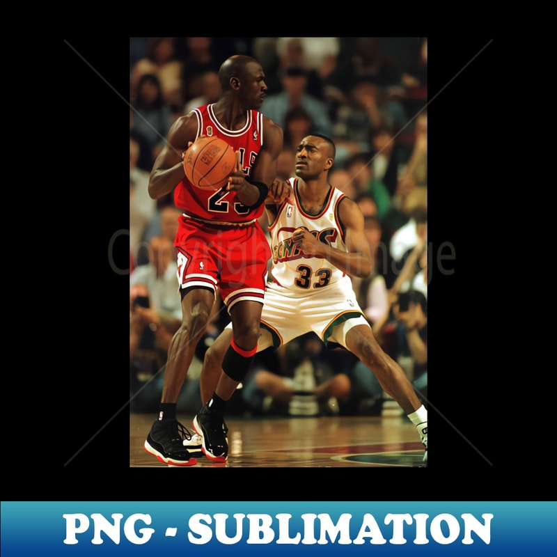 Michael Jordan Final Champion Shot High-Quality PNG Transp
