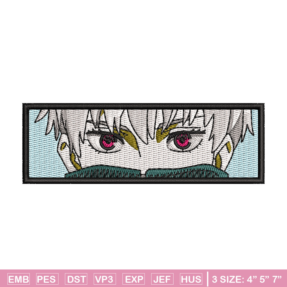 Inumaki Toge embroidery design, Jujutsu embroidery, Anime design, Embroidery shirt, Embroidery file, Digital download.jpg