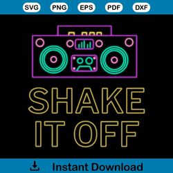 Retro Shake It Off 1989 Taylor Swift SVG Digital Cricut File