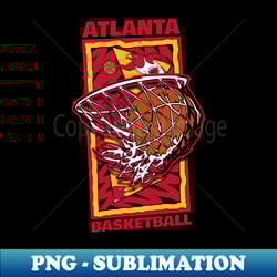atlanta basketball 90s style - high-quality png sublimation digital download
