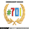 701 logo embroidery design, 701 logo embroidery, embroidery file, logo design, logo shirt, Digital download.jpg