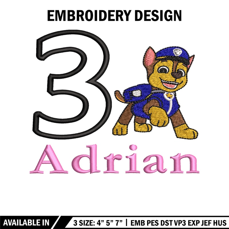 Adrian Logo embroidery design, Adrian Logo embroidery, logo design, embroidery file, logo shirt, Digital download..jpg