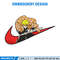Agatsuma Zenitsu Nike embroidery design, Kimetsu no Yaiba embroidery, Nike design, anime design, Digital download.jpg