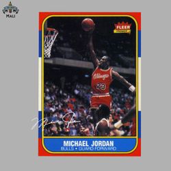 michael jordan 1986 rookie card png download