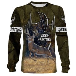 best deer hunting custom name 3d all over print shirts, face shield &8211 personalized hunting gifts &8211 fsd392