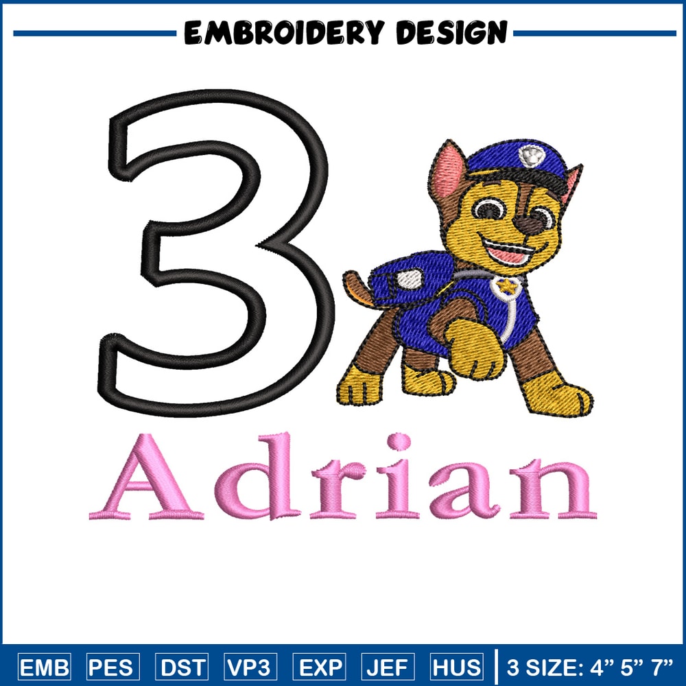 Adrian Logo embroidery design, Adrian Logo embroidery, logo design, embroidery file, logo shirt, Digital download..jpg