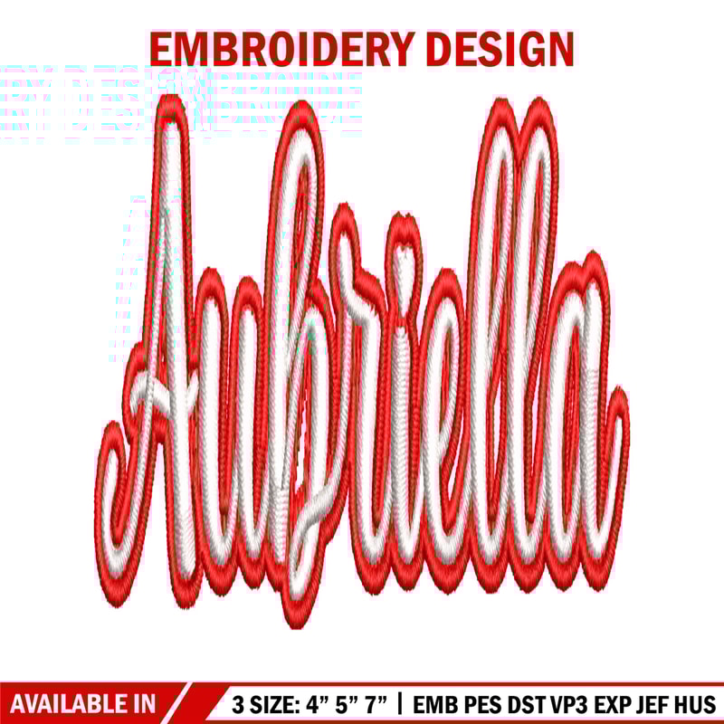 Auhriella embroidery design, Auhriella embroidery, logo design, embroidery file, logo shirt, Digital download..jpg