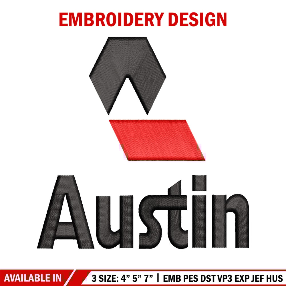 Austin logo embroidery design, Austin logo embroidery, logo design, embroidery file, logo shirt, Digital download..jpg