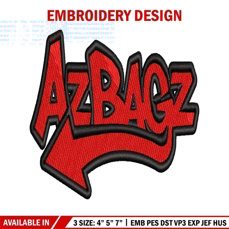 Azbagz logo embroidery design, Azbagz logo embroidery, embroidery file, logo design, logo shirt, Digital download.jpg