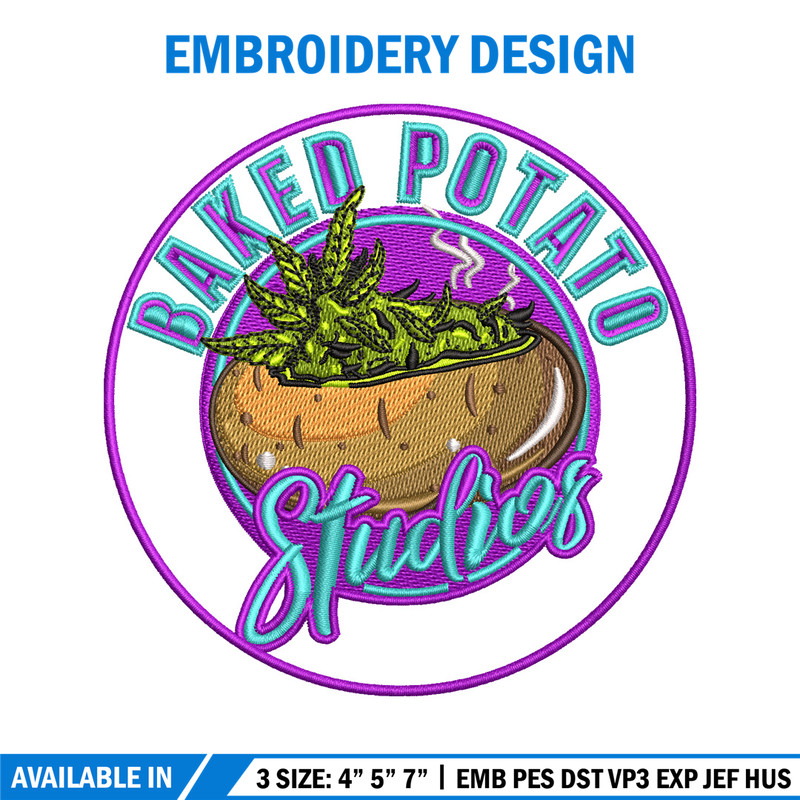 Baked Potatoes embroidery design, Baked Potatoes embroidery, logo design, embroidery file, logo shirt, Digital download..jpg
