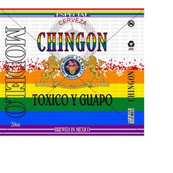 Chingon Toxico Y Guapo Wrap PNG ONLY