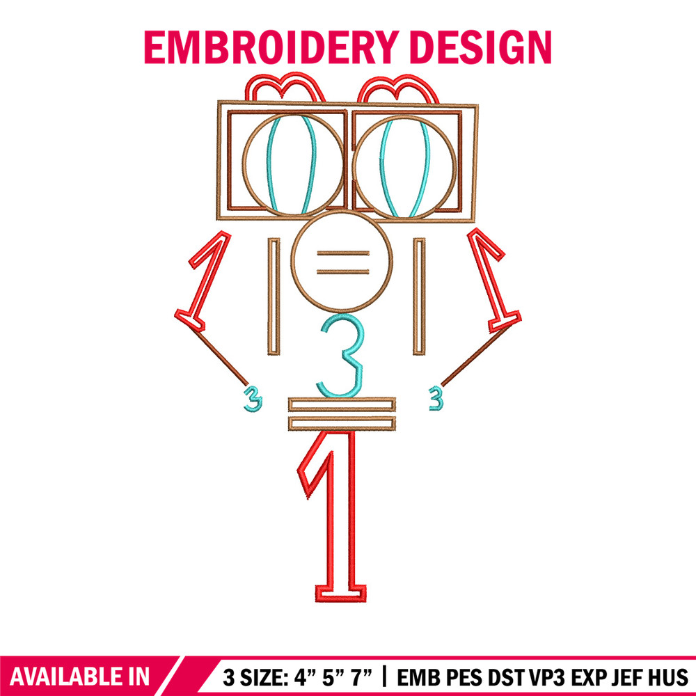 1 machine logo embroidery design, Logo embroidery, Embroidery file, Embroidery shirt, Emb design, Digital download.jpg