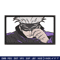 Gojo Satoru embroidery design, Jujutsu kaisen embroidery, anime design, embroidery file, anime shirt, Digital download.jpg