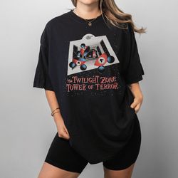 vintage tower of terror disney world ears shirt, twilight zone shirt, vintage disney world shirt, 90s vintage shirt, mic