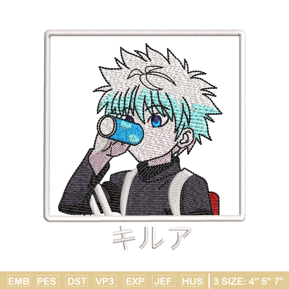 Killua box embroidery design, Hxh embroidery, Embroidery file, Embroidery shirt, Emb design, Digital download.jpg