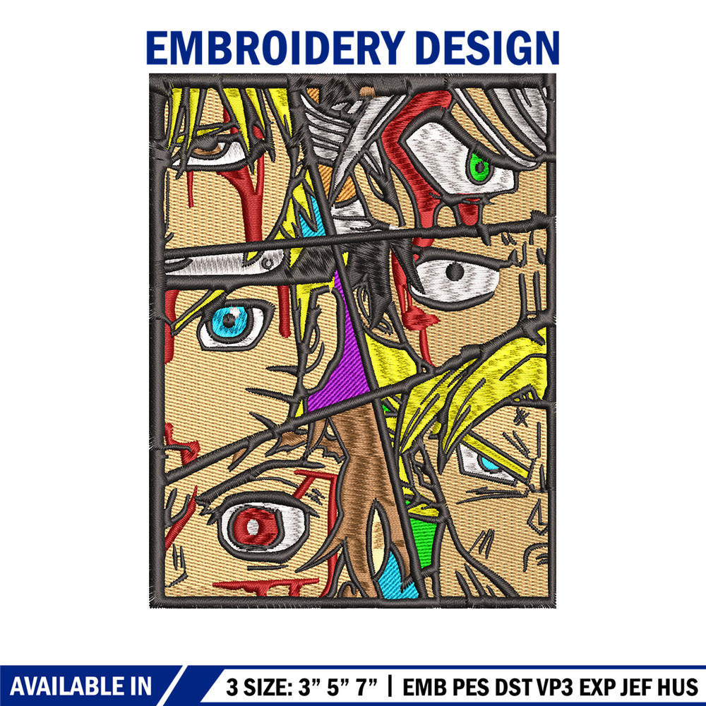 Anime popular embroidery design, Anime embroidery, embroidery file, anime design, anime shirt, Digital download.jpg