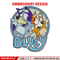 Bluey circle embroidery design, Bluey embroidery, Embroidery file, Embroidery shirt, Emb design, Digital download.jpg