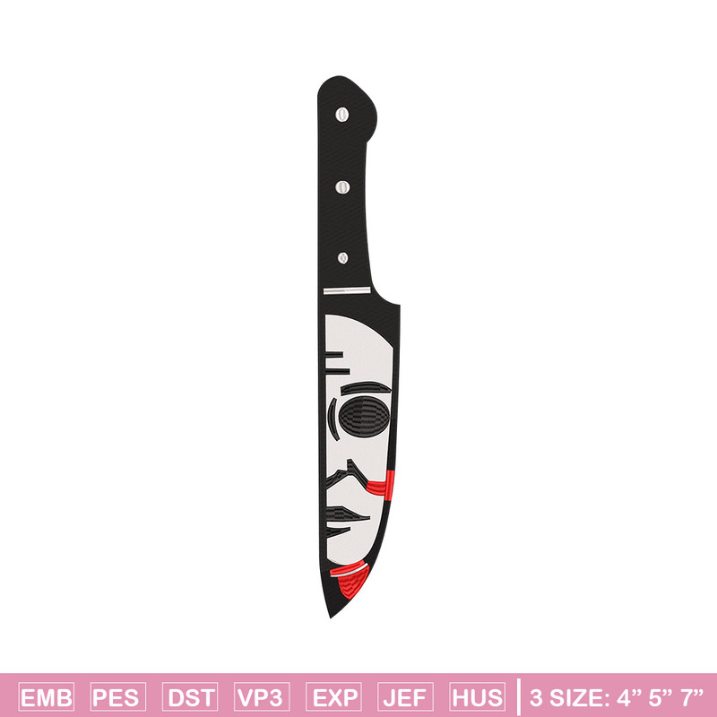 Knife horror movie embroidery design, Horror embroidery, Embroidery file,Embroidery shirt, Emb design, Digital download.jpg