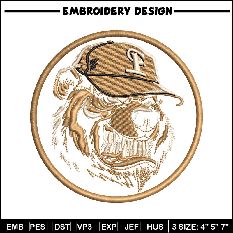 Bear face embroidery design, Bear face embroidery, animal design, embroidery file, logo shirt, Digital download..jpg