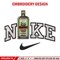 Bottle x nike logo embroidery design, Nike embroidery, Embroidery file, Embroidery shirt, Nike design, Digital download.jpg