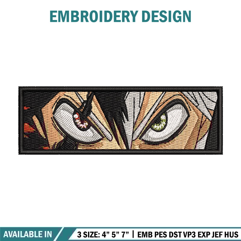 Asta eyes embroidery design, Black clover embroidery, Anime design, Embroidery shirt, Embroidery file, Digital download.jpg