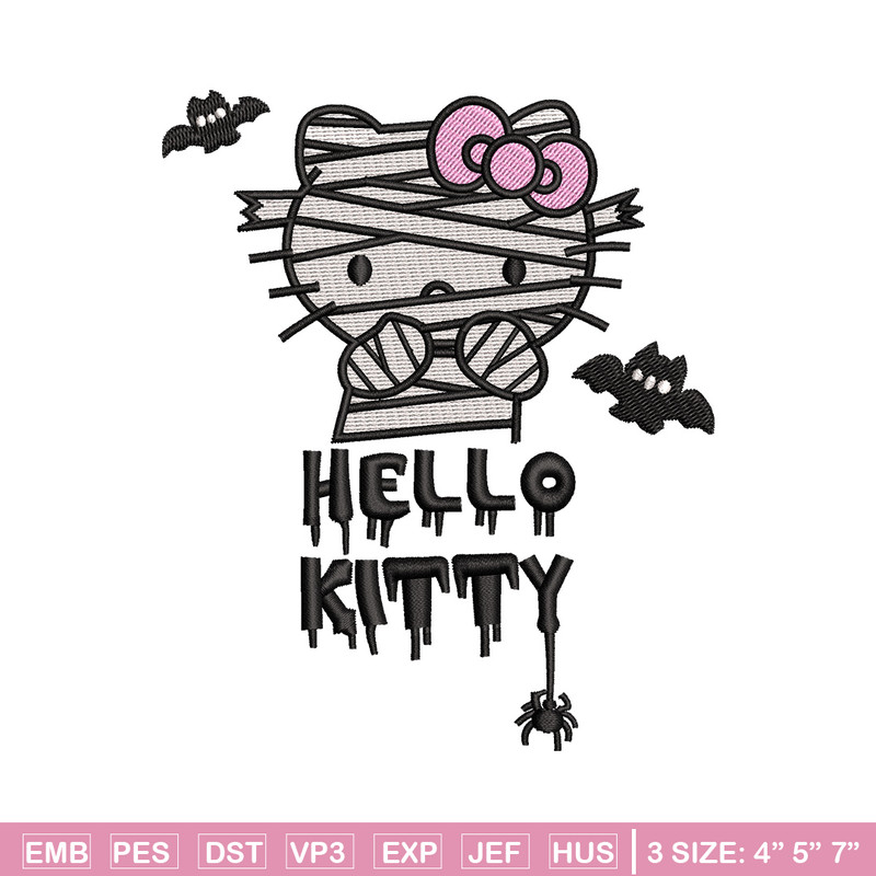 Ktitty halloween embroidery design, Halloween embroidery, Embroidery file,Embroidery shirt, Emb design, Digital download.jpg