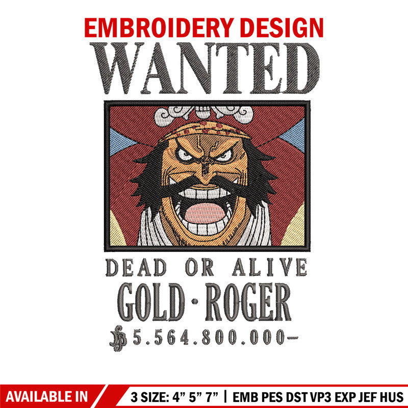 Bounty roger embroidery design, One piece embroidery, Anime design, Embroidery shirt, Embroidery file,Digital download.zip.jpg