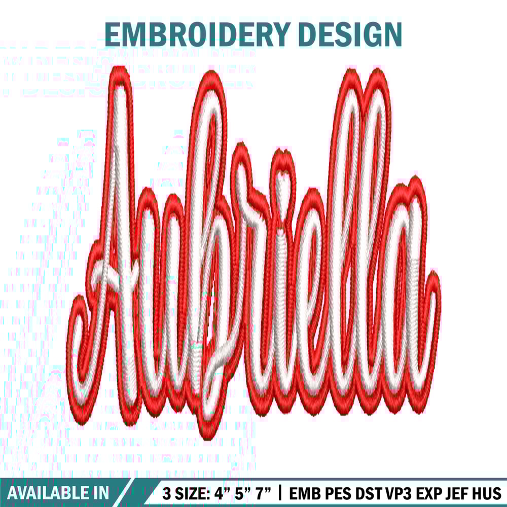 Auhriella embroidery design, Auhriella embroidery, logo design, embroidery file, logo shirt, Digital download..jpg