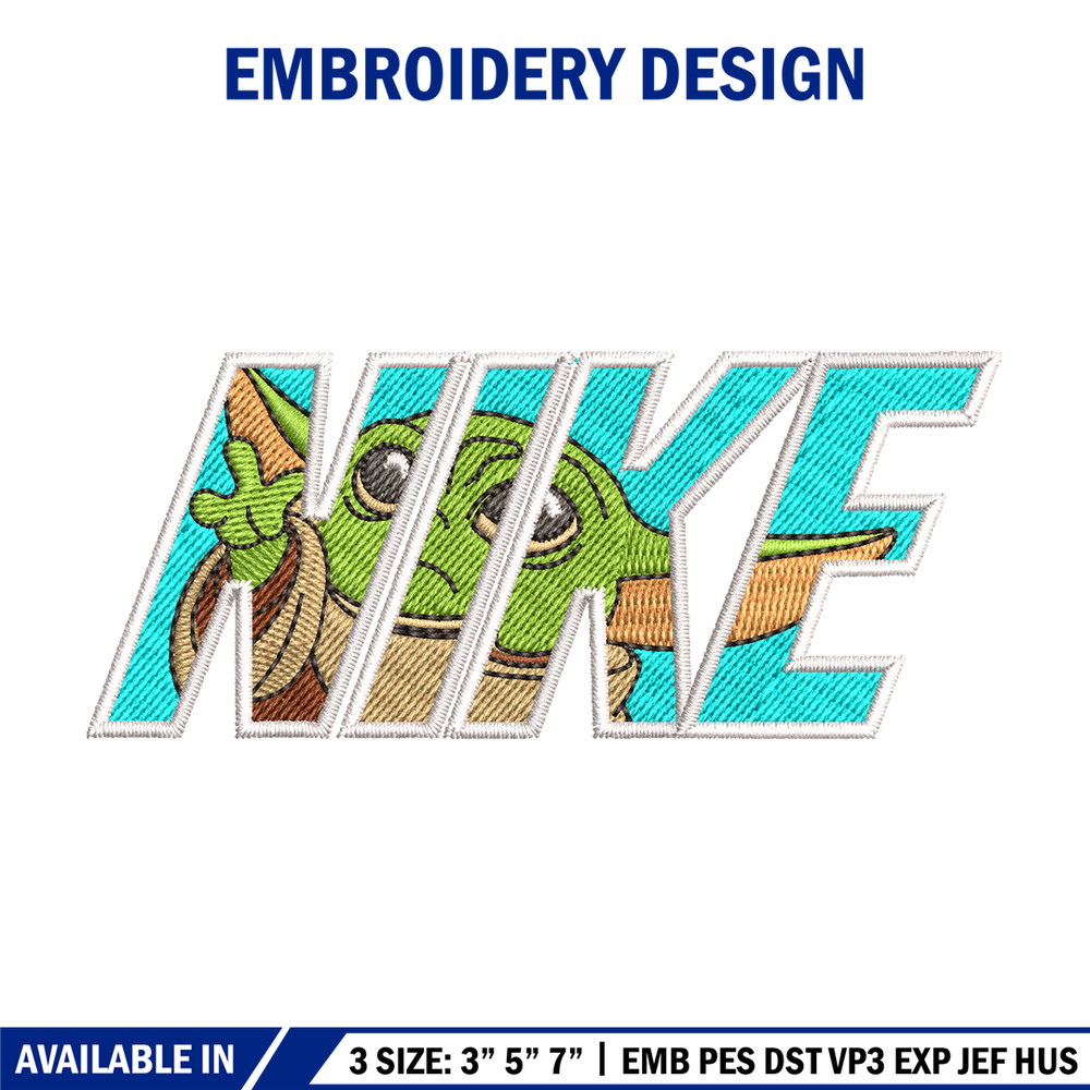 baby yota Nike embroidery design, baby yota embroidery, Nike design, logo design, logo shirt, Digital download.jpg