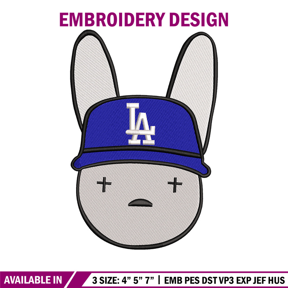 Bad bunny embroidery design, Bunny embroidery, Embroidery file, Embroidery shirt, Emb design, Digital download.jpg