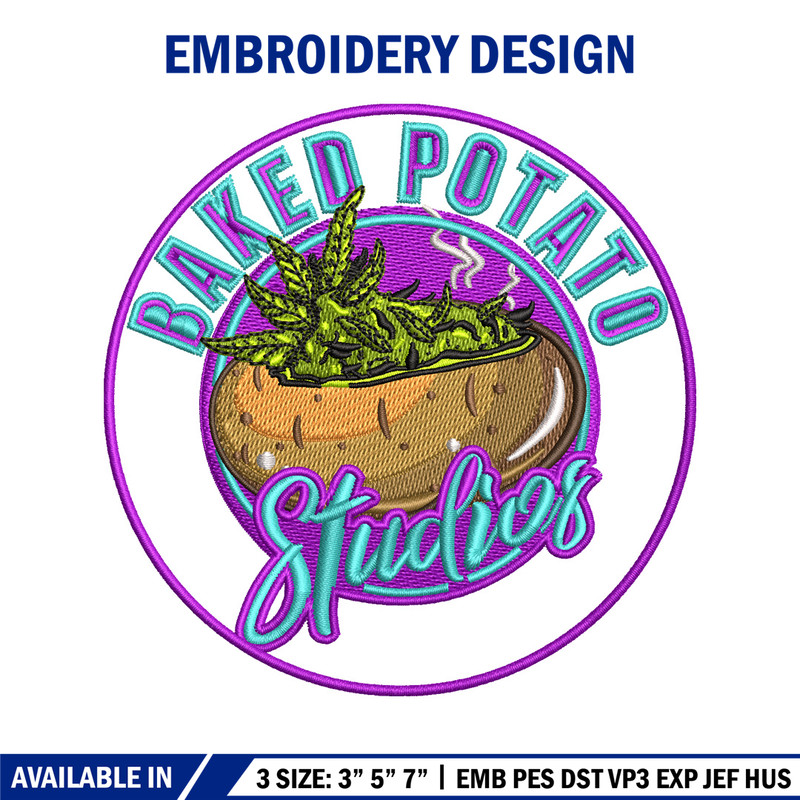 Baked Potatoes embroidery design, Baked Potatoes embroidery, logo design, embroidery file, logo shirt, Digital download..jpg