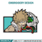 Bakugou embroidery design, My Hero Academia embroidery, Logo design, anime design, anime shirt, Digital download.jpg