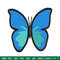 Blue Butterfly embroidery design, Blue Butterfly embroidery, logo design, embroidery file, logo shirt, Digital download..jpg