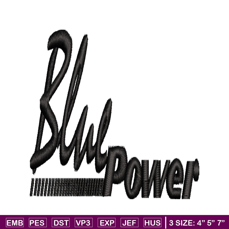 Blue Power embroidery design, Blue Power embroidery, logo design, embroidery file, logo shirt, Digital download..jpg