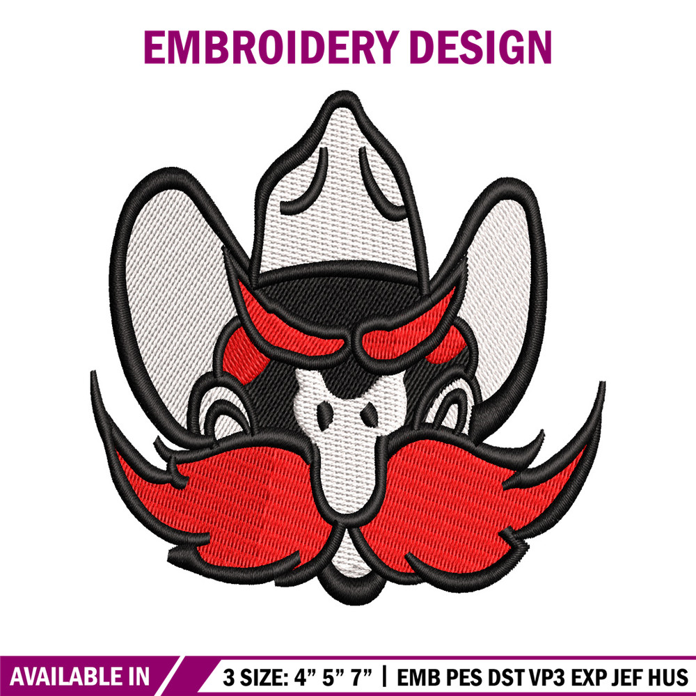 beard red embroidery design, beard red embroidery, cartoon design, embroidery file, logo shirt, Digital download..jpg