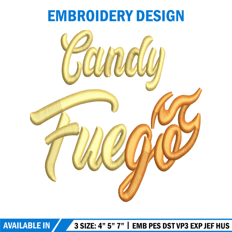 Candy fuego logo embroidery design, logo embroidery, logo design, embroidery file, logo shirt, Digital download..jpg