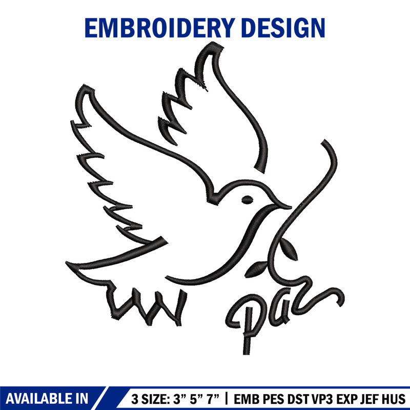Bird logo embroidery design, Bird embroidery, Embroidery file, Embroidery shirt, Emb design, Digital download.jpg