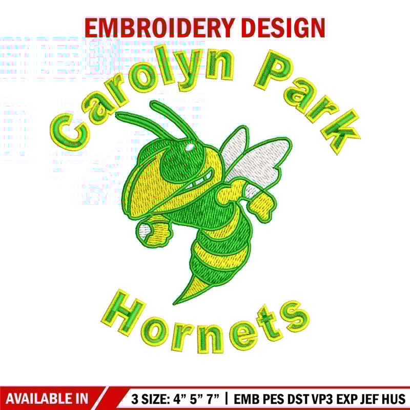 Caroiyn park embroidery design, Logo embroidery, Embroidery file, Embroidery shirt, Emb design, Digital download.jpg