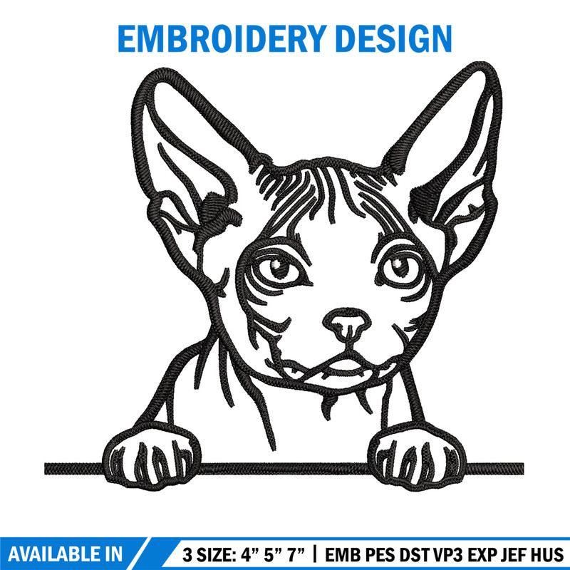 Cat black white embroidery design, Cat embroidery, Embroidery file, Embroidery shirt, Emb design, Digital download.jpg