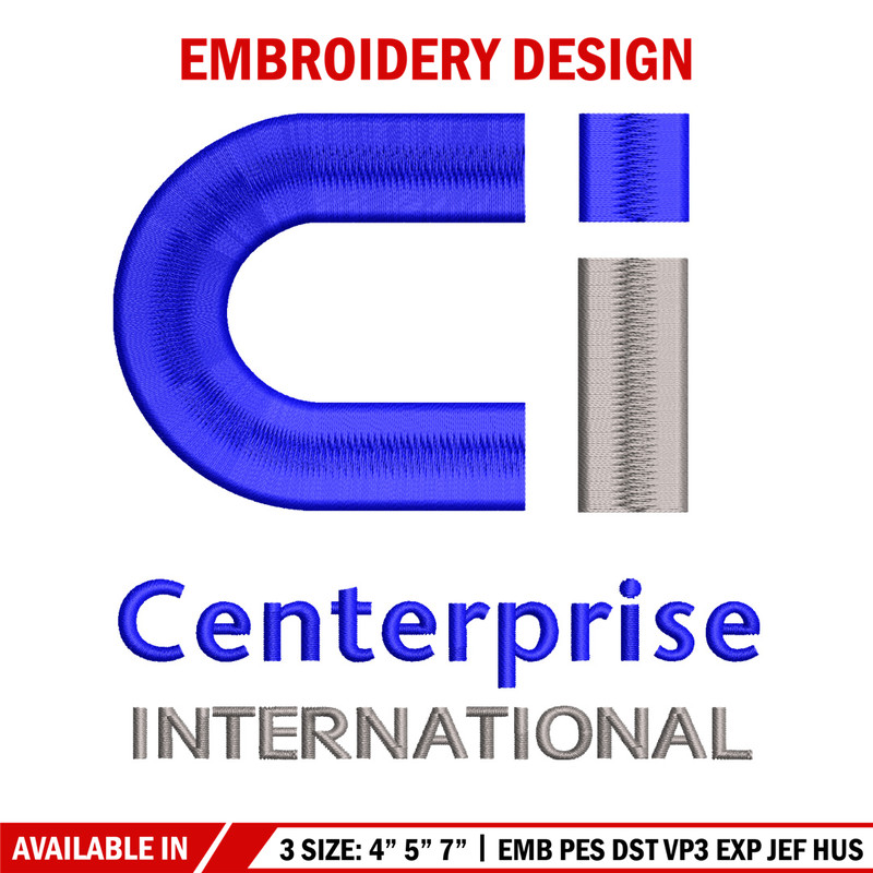 Centerprise International embroidery design, logo embroidery, embroidery file, logo design, logo shirt, Digital download.jpg