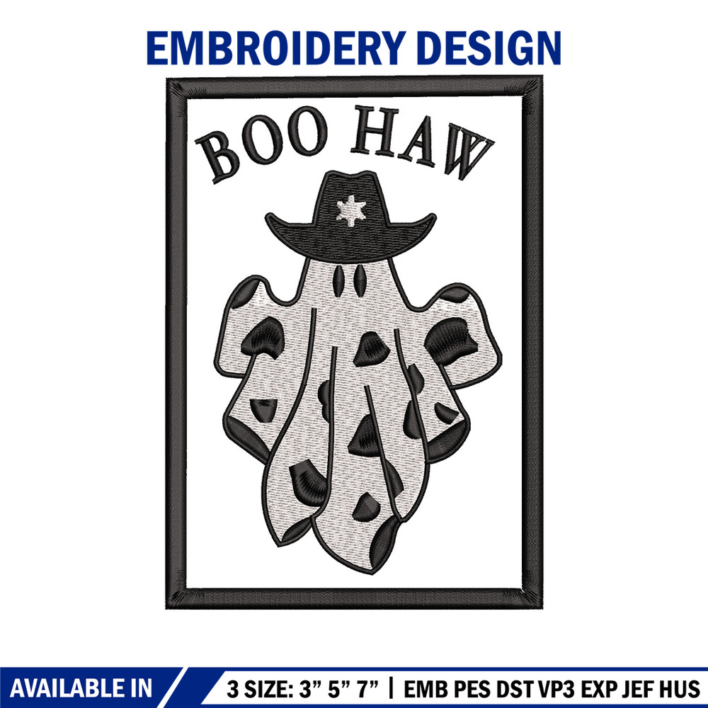 Boo haw embroidery design, Boo halloween embroidery, Embroidery file, Embroidery shirt, Emb design, Digital download.jpg