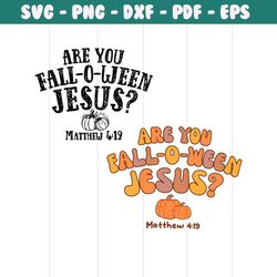 retro halloween are you fall o ween jesus svg digital file