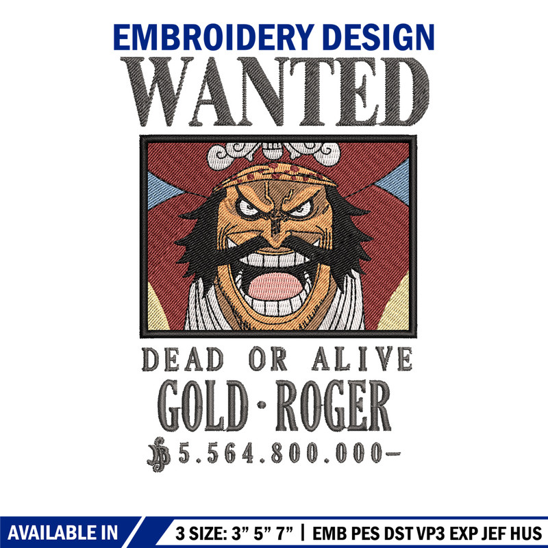 Bounty roger embroidery design, One piece embroidery, Anime design, Embroidery shirt, Embroidery file,Digital download.zip.jpg