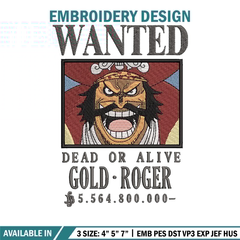 Bounty roger embroidery design, One piece embroidery, Anime design, Embroidery shirt, Embroidery file,Digital download.zip.jpg