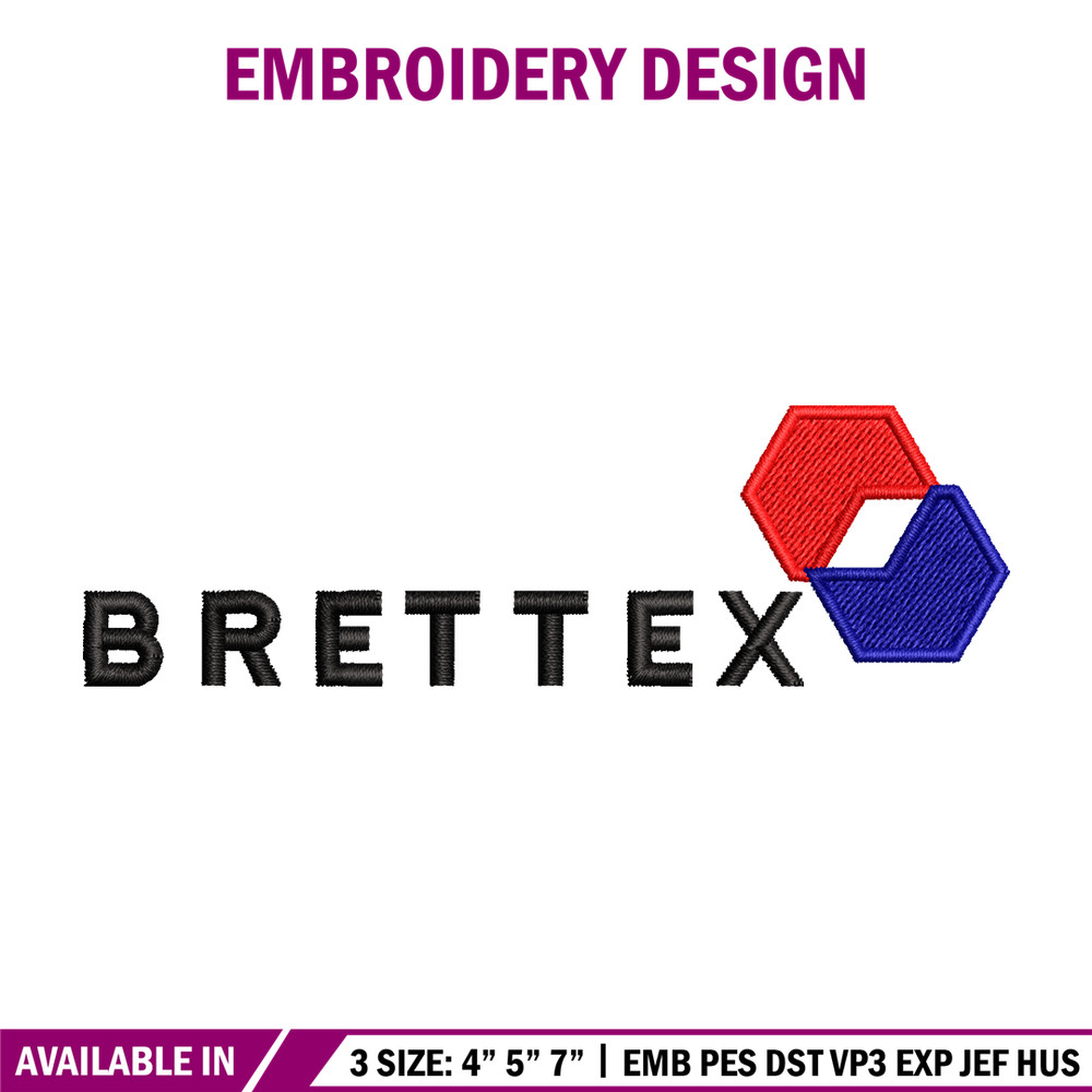 Brettex Logo embroidery design, Brettex Logo embroidery, logo design, Embroidery file, logo shirt, Instant download..jpg