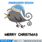 Chrismas bird embroidery design, Chrismas embroidery, Emb design, Embroidery shirt, Embroidery file, Digital download.jpg