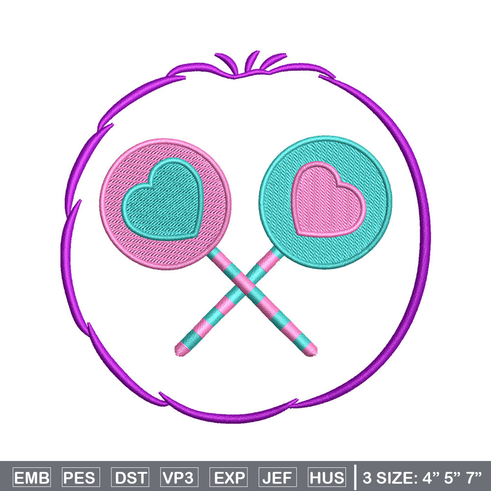 Lollipop circle embroidery design, Lollipop embroidery, Embroidery file, Embroidery shirt, Emb design, Digital download.jpg