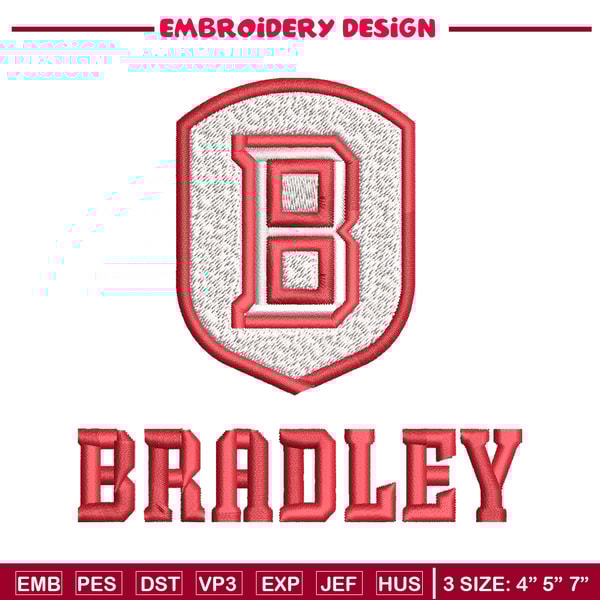 Bradley Braves embroidery design, Bradley Braves embroidery, logo Sport, Sport embroidery, NCAA embroidery..jpg