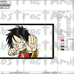 machine embroidery designs, anime embroidery files, anime manga embroidery designs, instant download