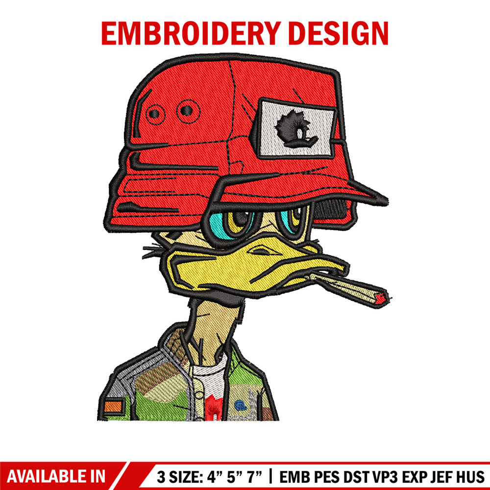 Commando duck Logo embroidery design, duck embroidery, logo design, Embroidery shirt, logo shirt, Instant download.jpg